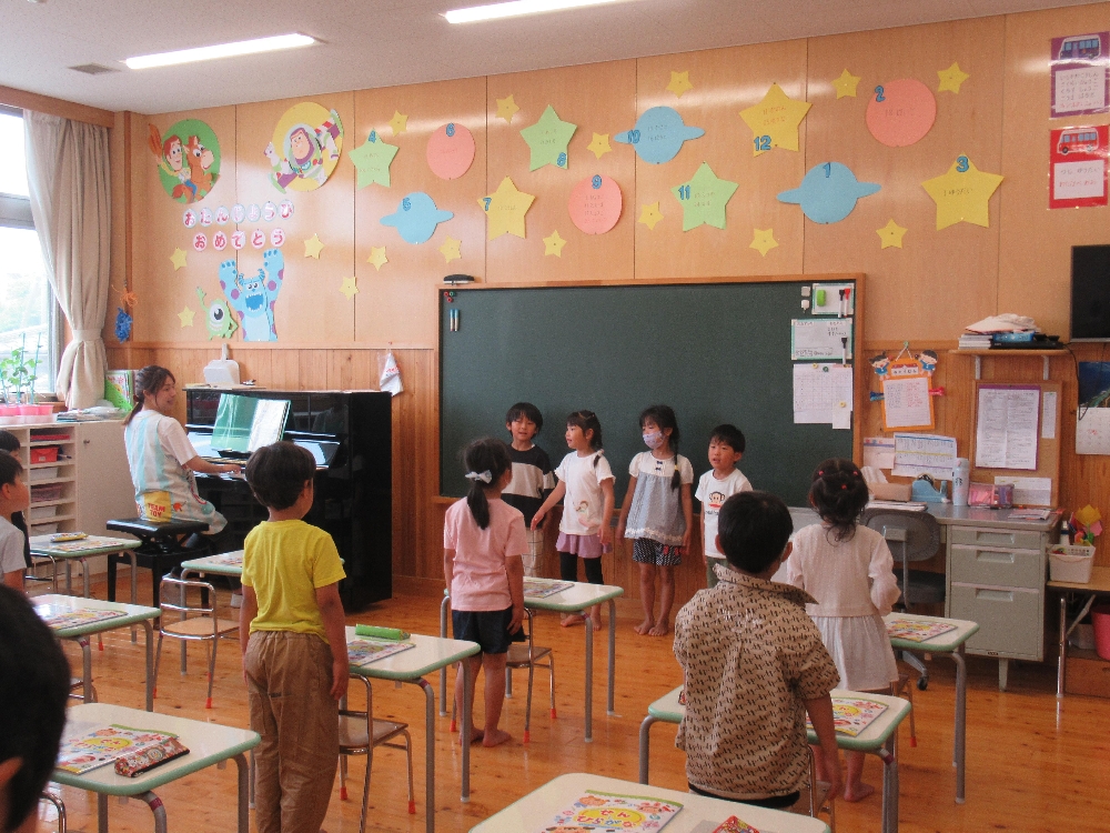 せんとひらがな(年長)